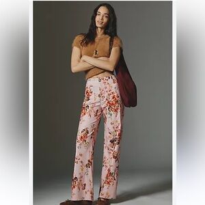 NWT Maeve Anthropologie Colette Beachy Linen Pant! Size 28